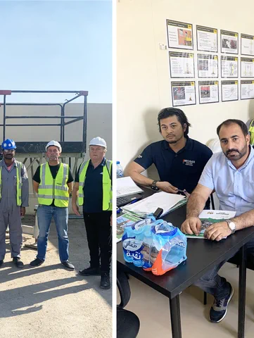 Mast Climber Demonstrator training for UAE team